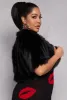 Plus Size Spoon Jeans Solid Faux Fur Bolero sold by Rainbow