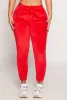 Love Varsity Striped Velour Joggers sold by Rainbow
