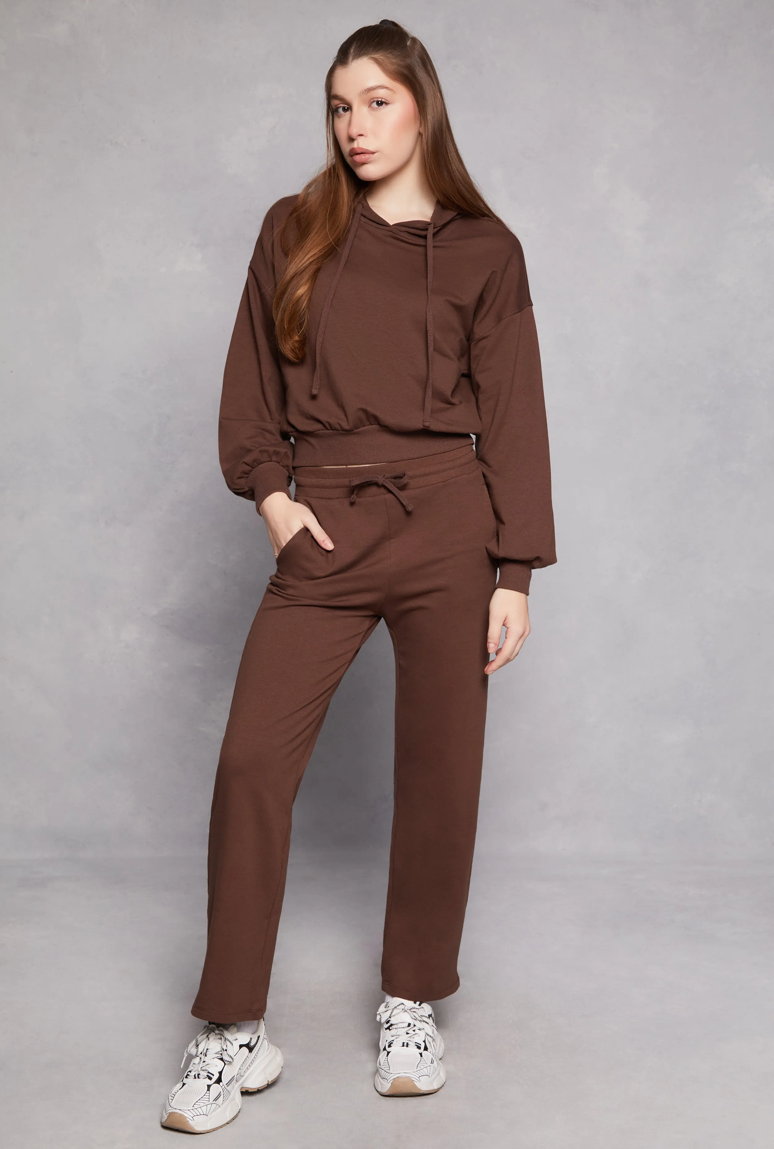 French Terry Straight Leg Sweatpants sold by Rainbow