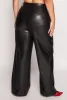Plus Size Faux Leather High Waisted Pants sold by Rainbow