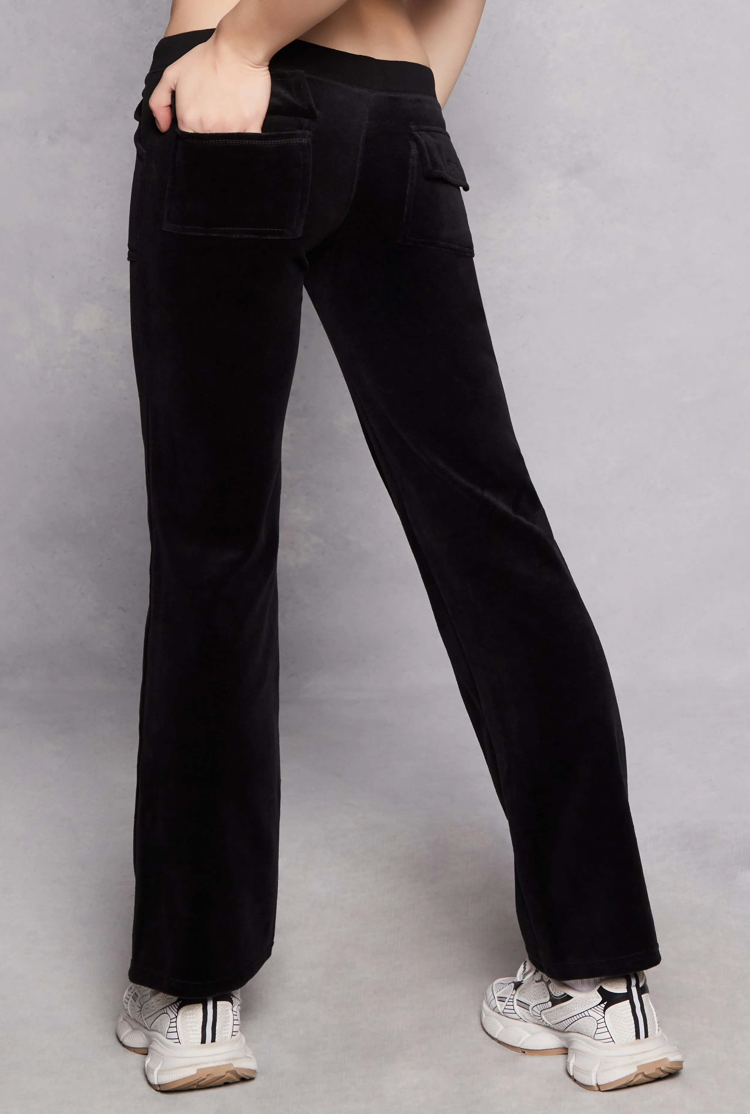 Velour Straight Leg Pocket Pants sold by Rainbow product image thumbnail 3