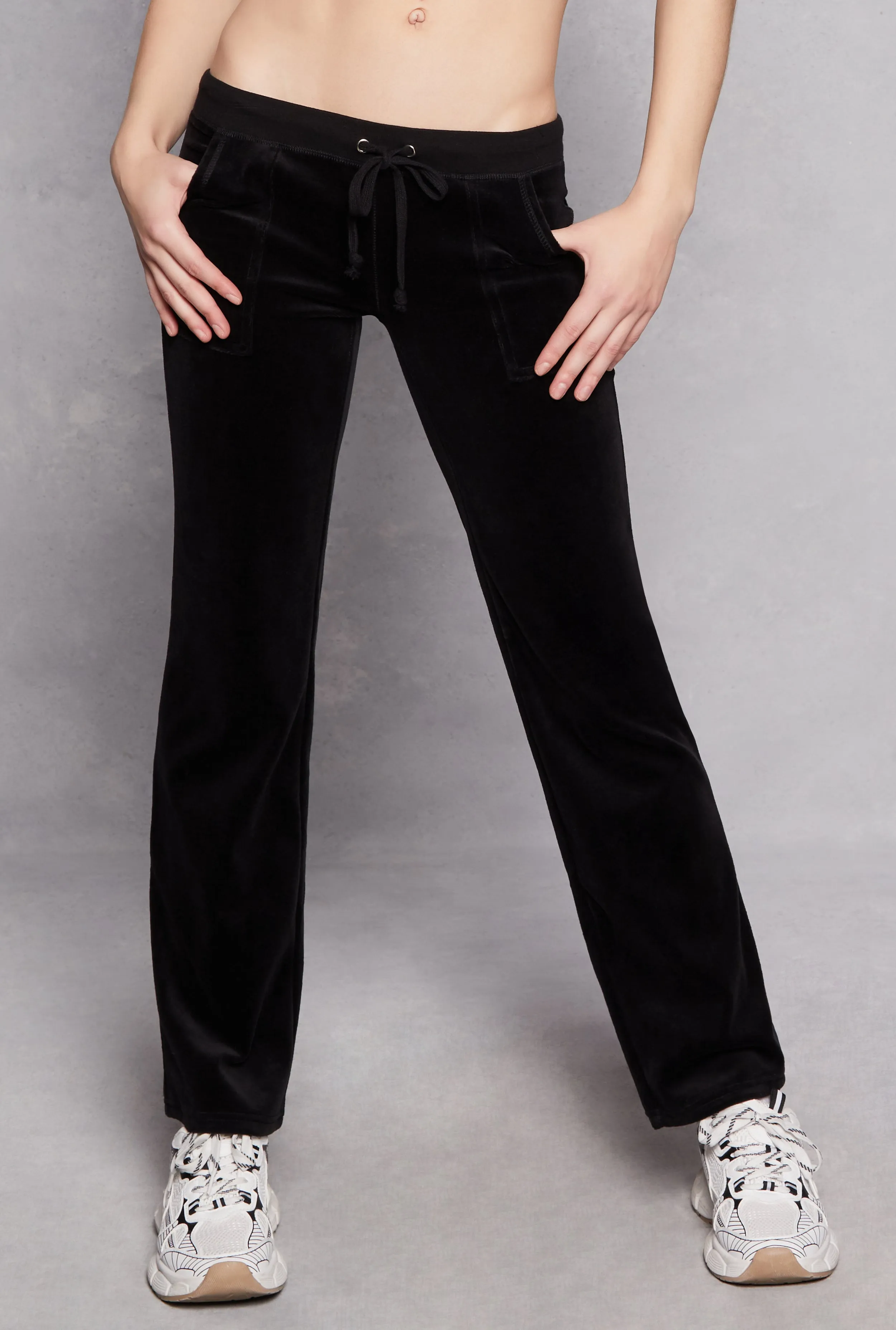 Velour Straight Leg Pocket Pants sold by Rainbow product image thumbnail 2