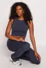 Seamless Ribbed Knit Cropped Tank Top sold by Rainbow