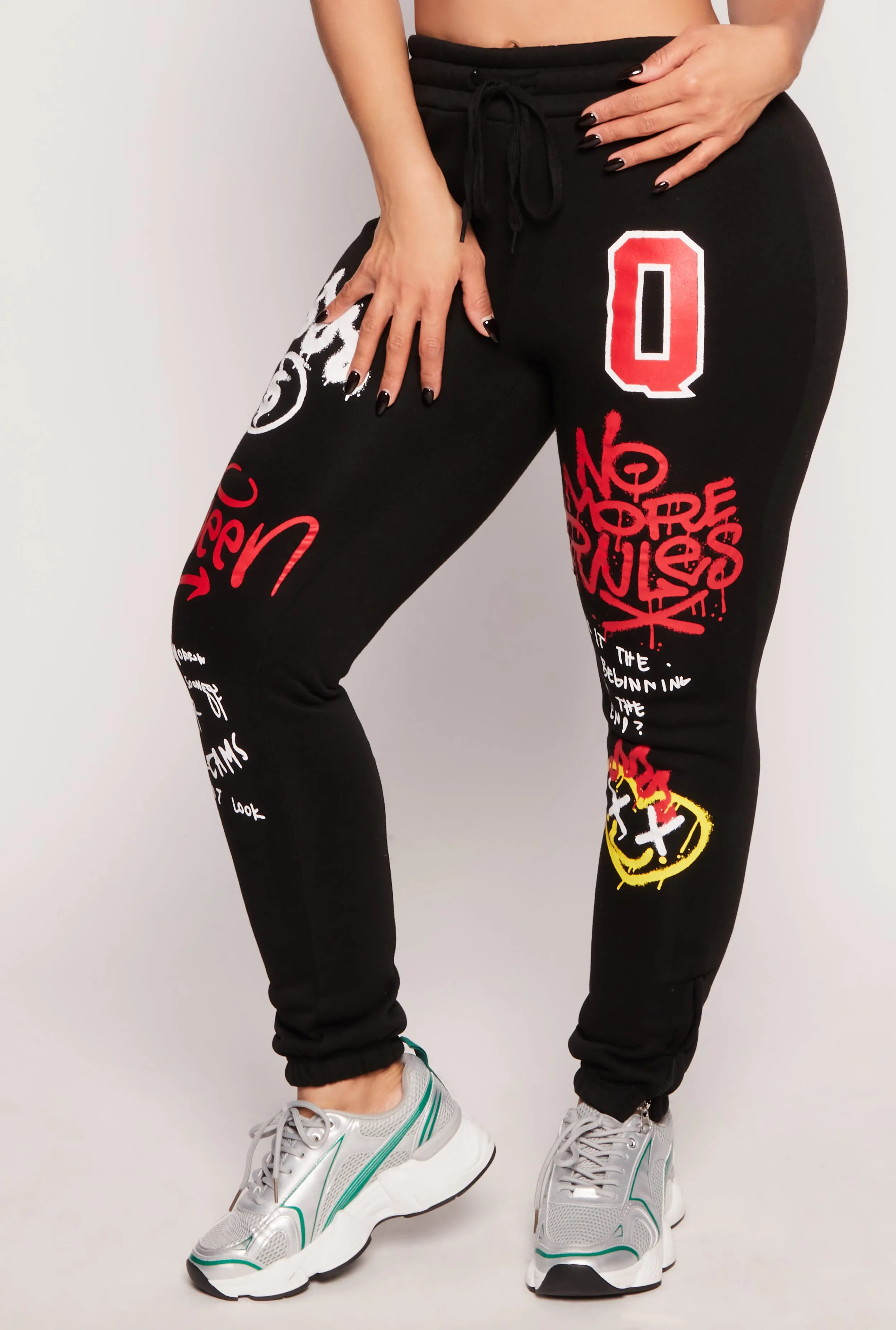 Graffiti Print Sweatpants sold by Rainbow product image thumbnail 2