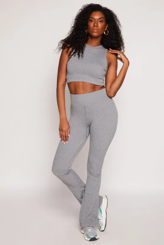 Ribbed Knit Pull On Pants sold by Rainbow