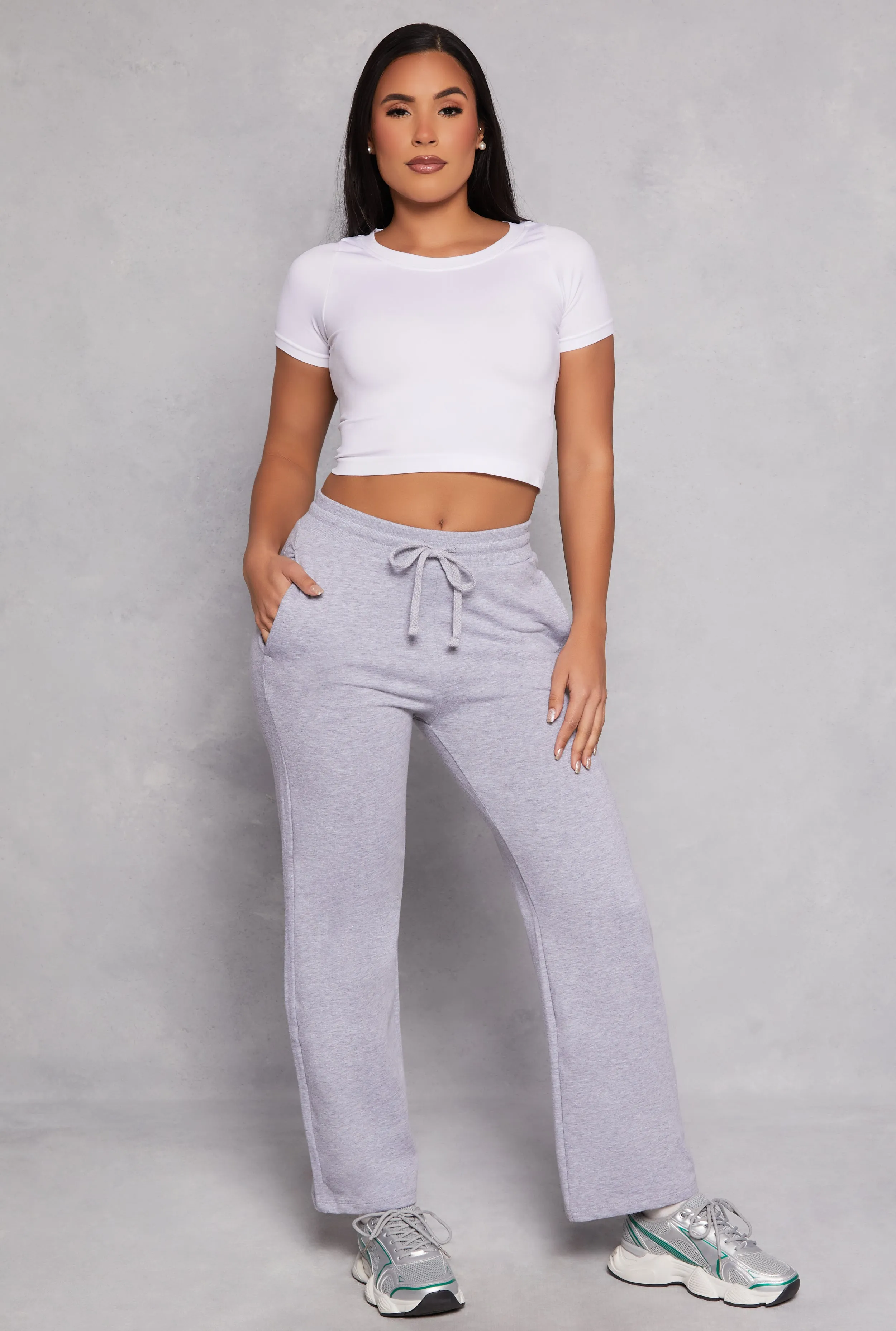 French Terry Straight Leg Sweatpants sold by Rainbow