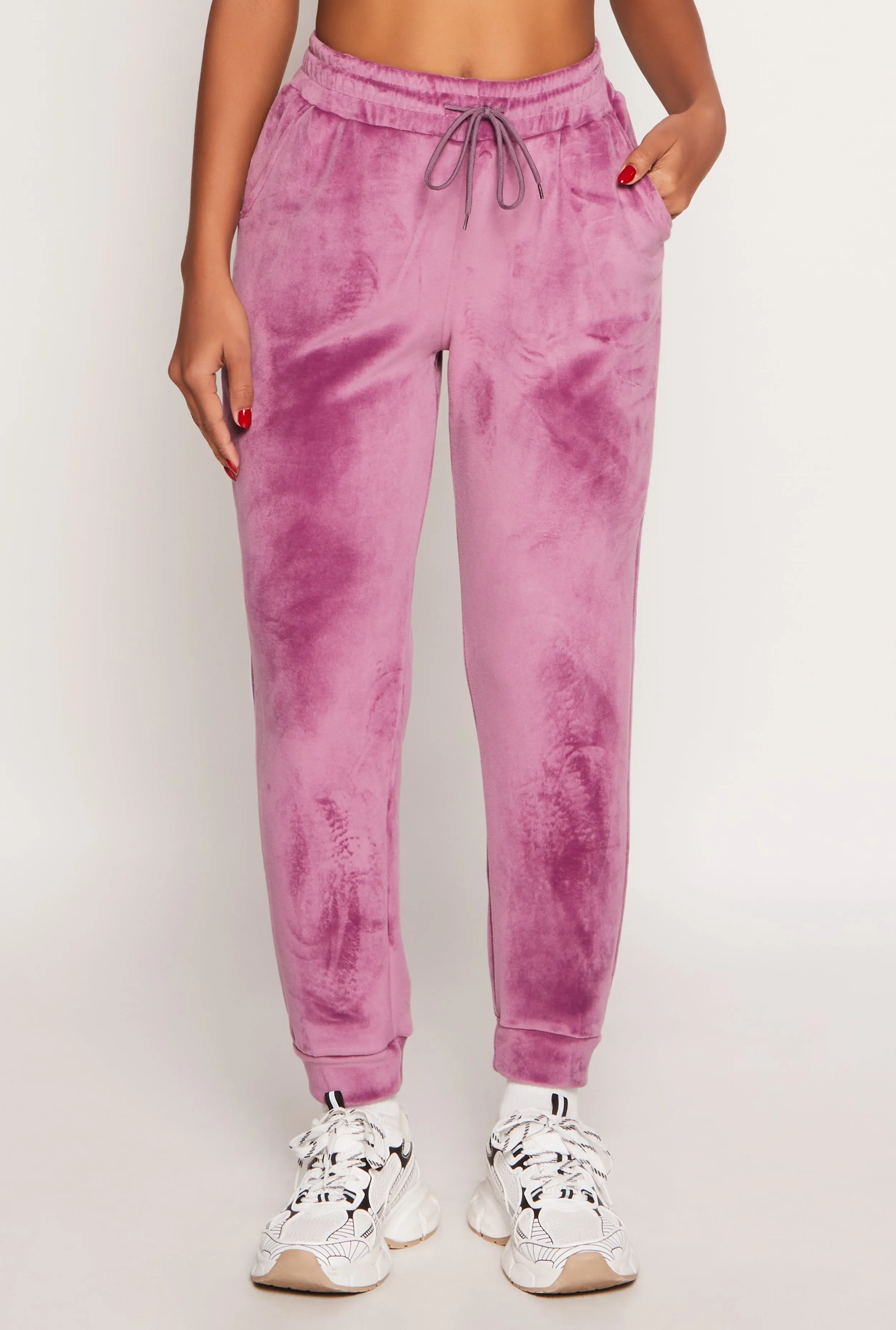 Love Varsity Striped Velour Joggers sold by Rainbow product image thumbnail 2