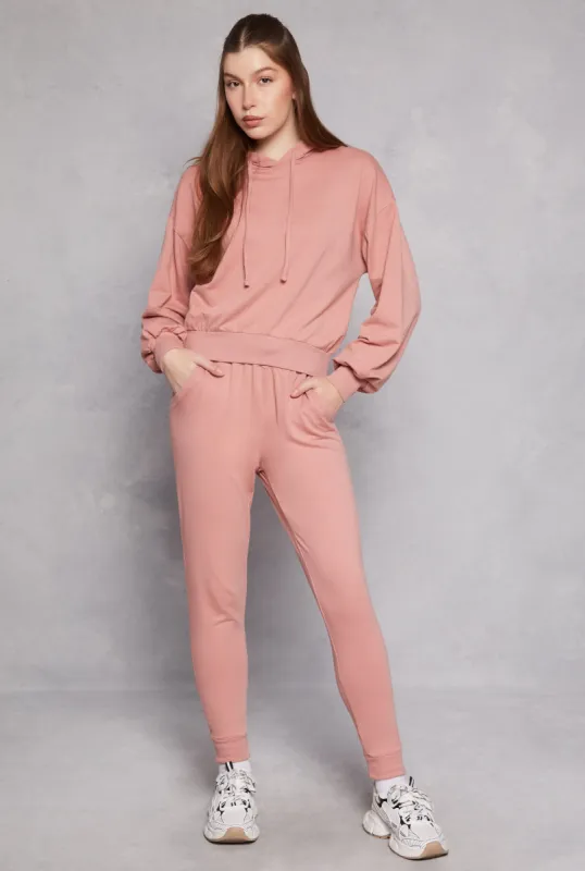 French Terry Drawstring Joggers sold by Rainbow