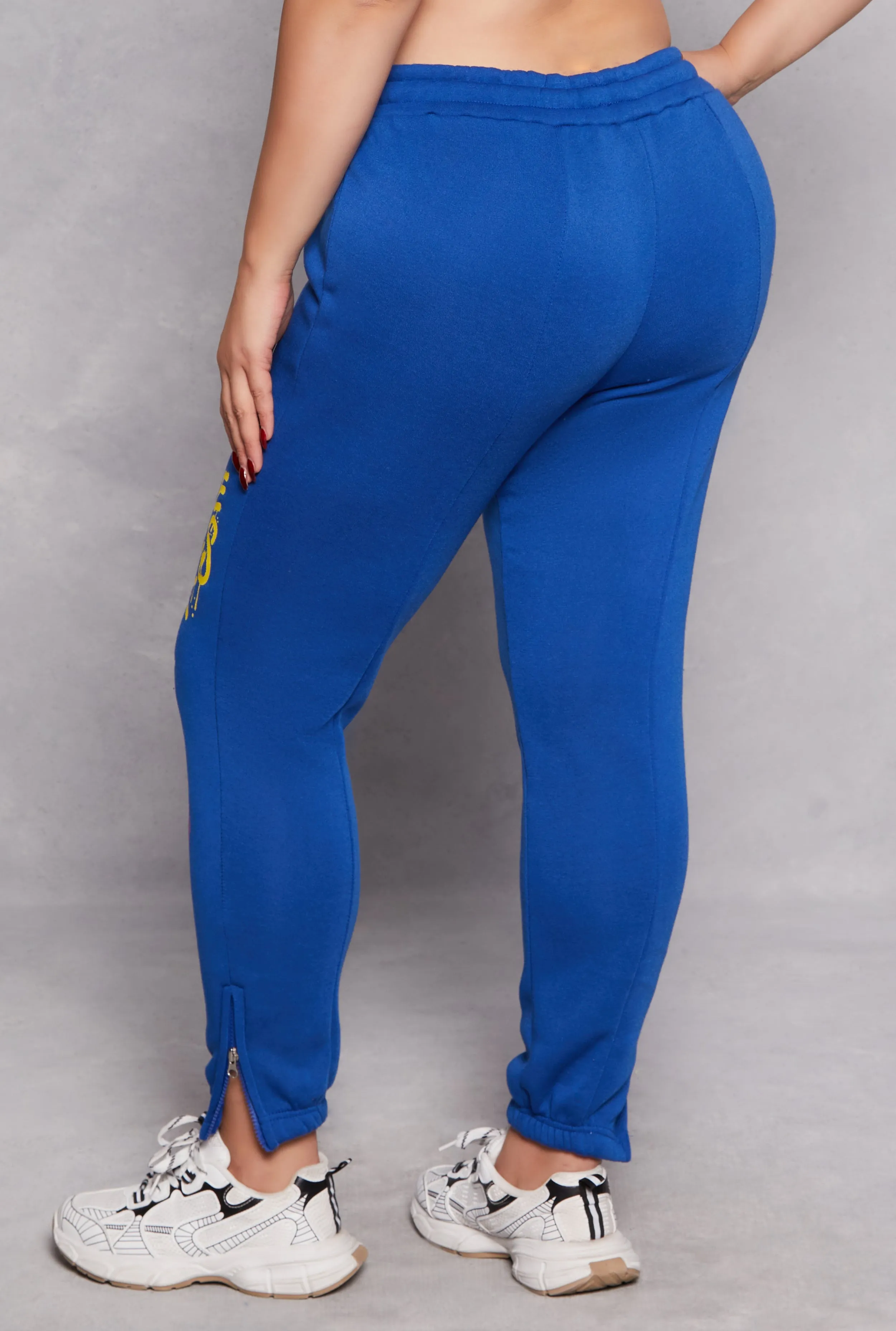 Plus Size Graffiti Print Sweatpants sold by Rainbow product image thumbnail 3