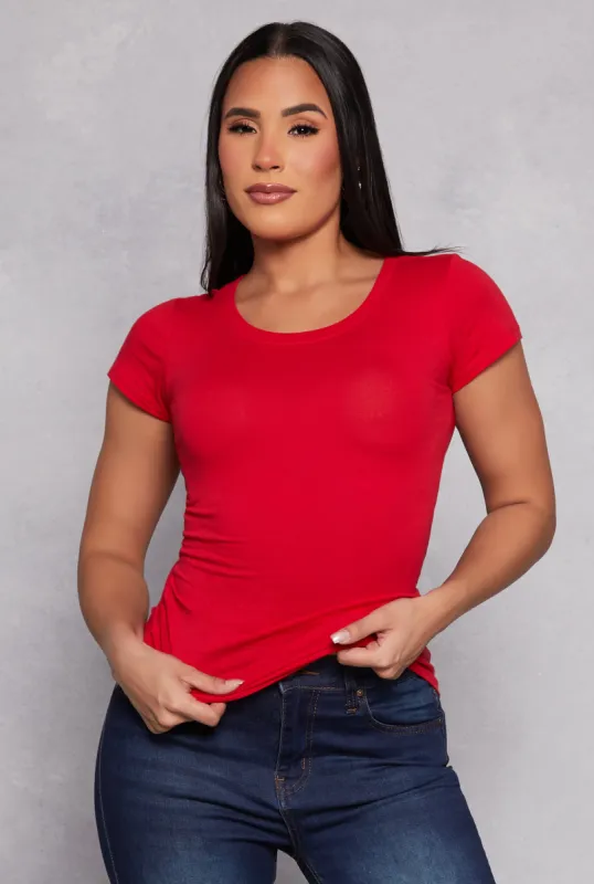 Short Sleeve Scoop Neck Tee sold by Rainbow