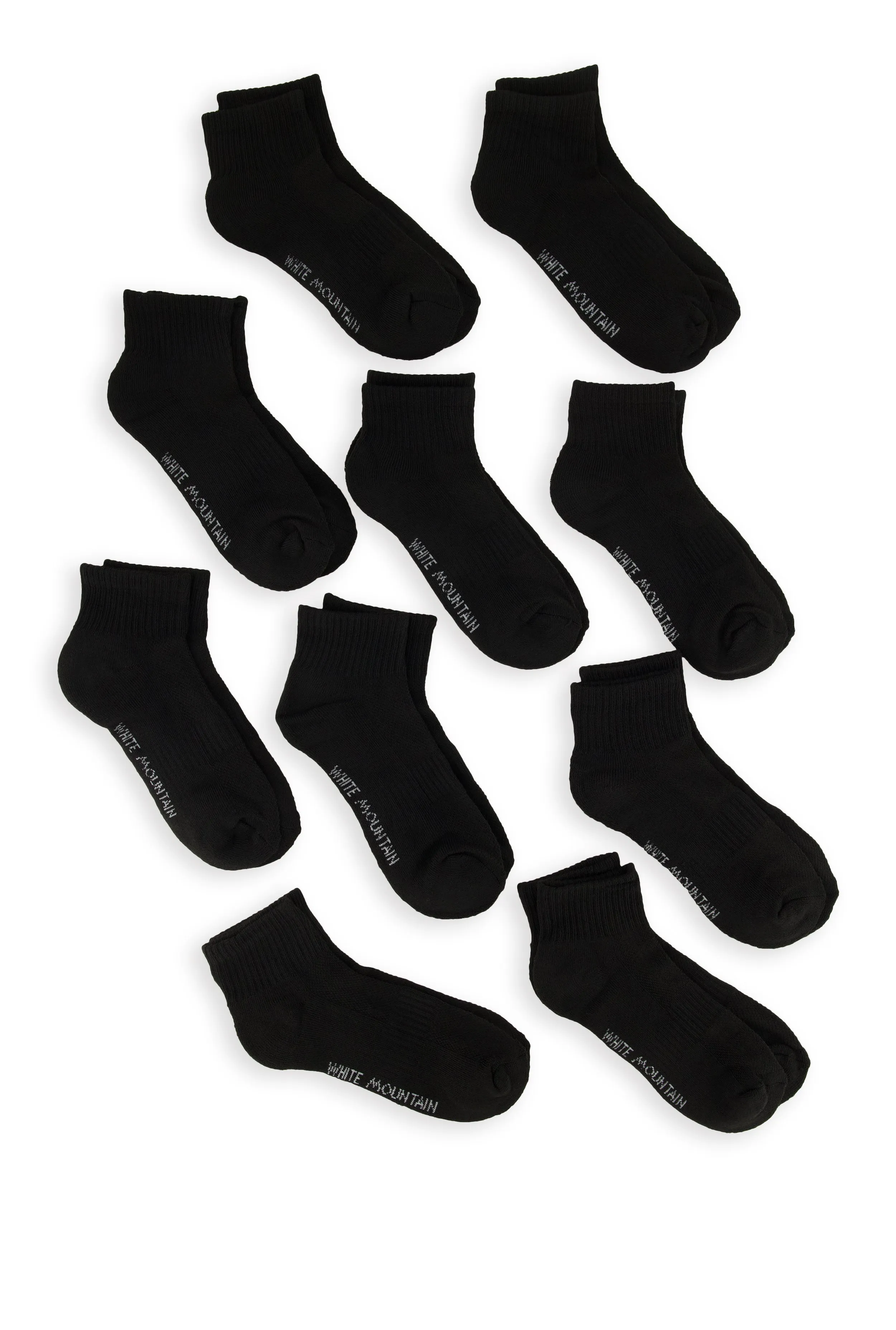 Performance Quarter Socks 10 Pack Set sold by Rainbow product image thumbnail 2