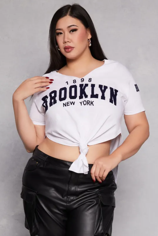 Plus Size 1898 Brooklyn New York Top sold by Rainbow