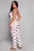 Heart Print Pajama Cami and Pants Set sold by Rainbow