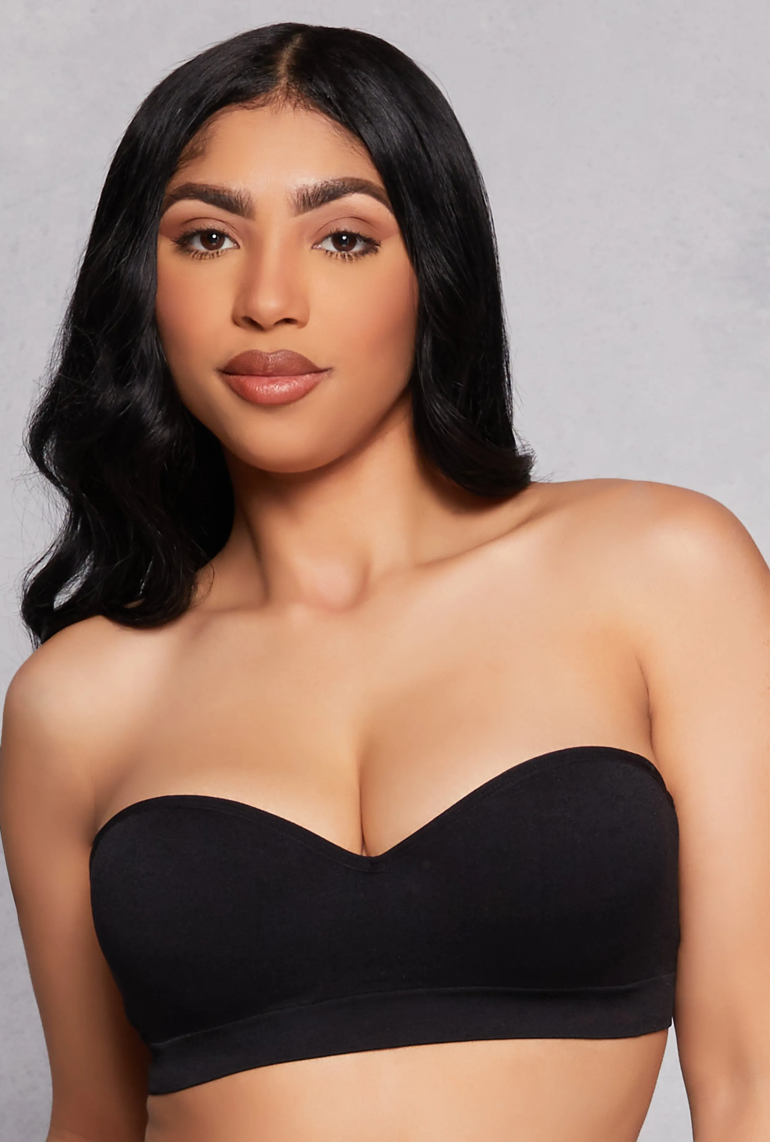 Seamless Balconette Push Up Bra | Converts to Strapless sold by Rainbow product image thumbnail 2