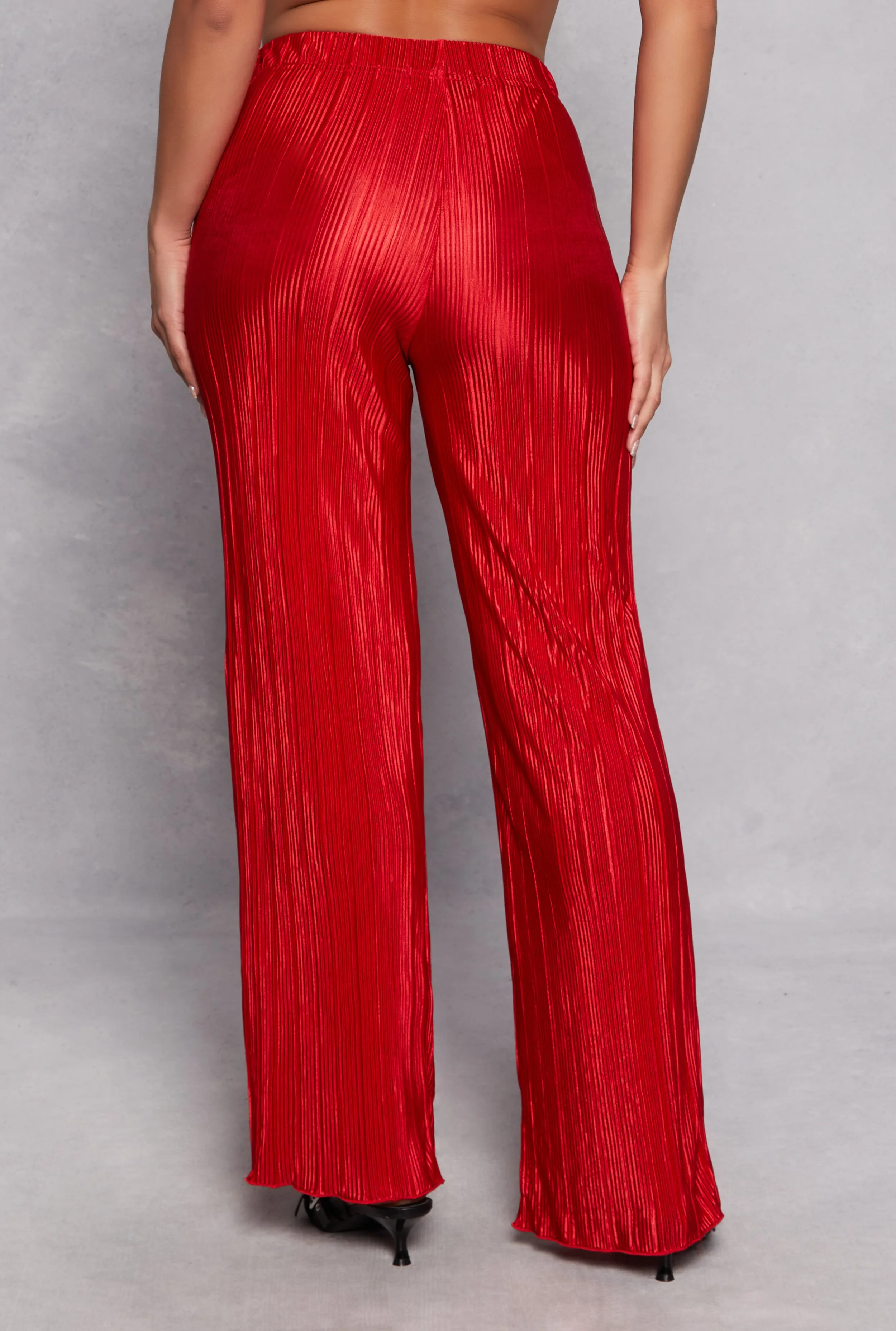 Almost Famous Plisse Wide Leg Pants sold by Rainbow product image thumbnail 3