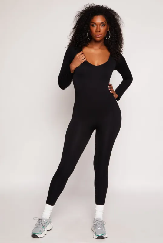 Seamless Long Sleeve Catsuit sold by Rainbow