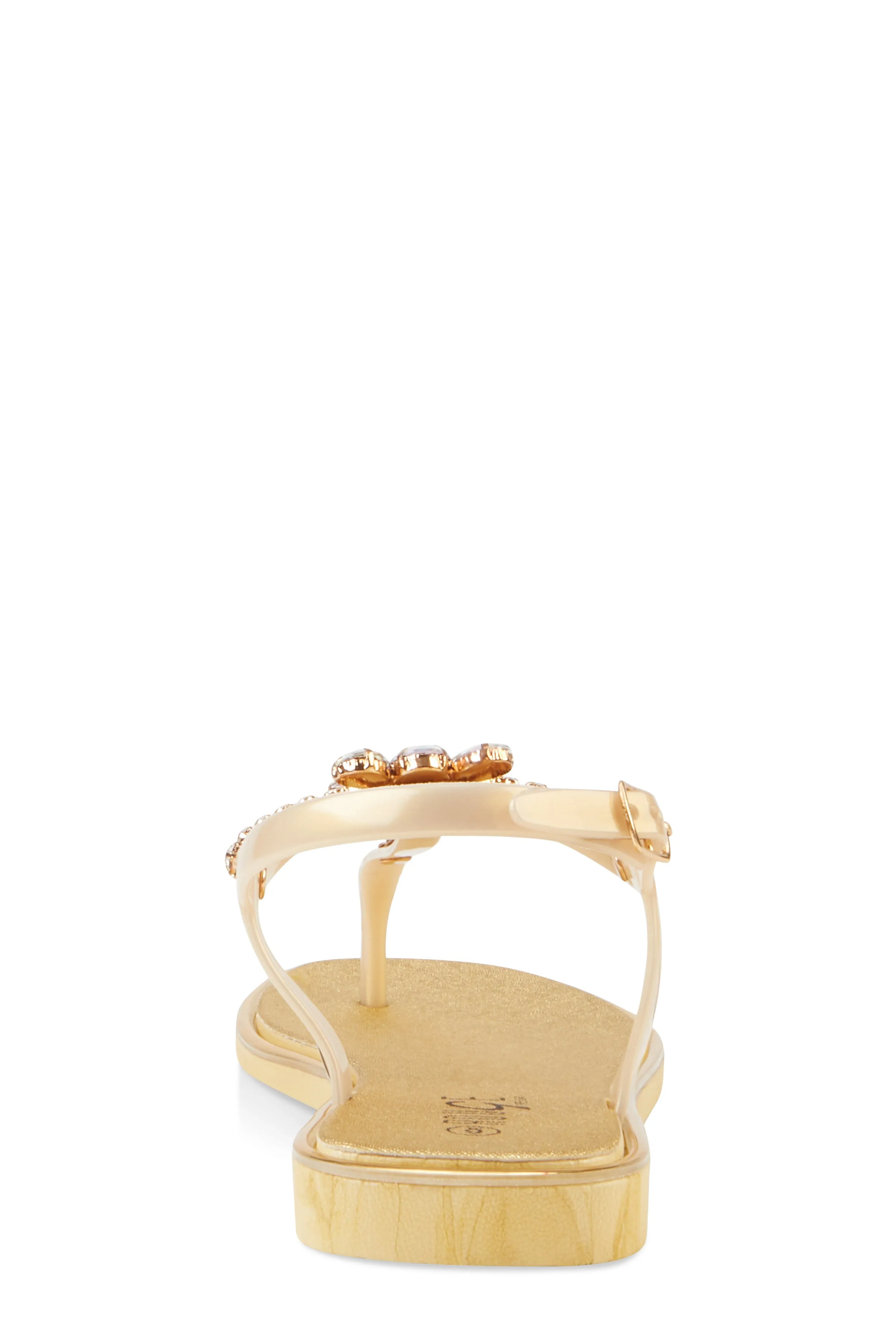 Ankle Strap Gemstone Thong Sandals sold by Rainbow product image thumbnail 3