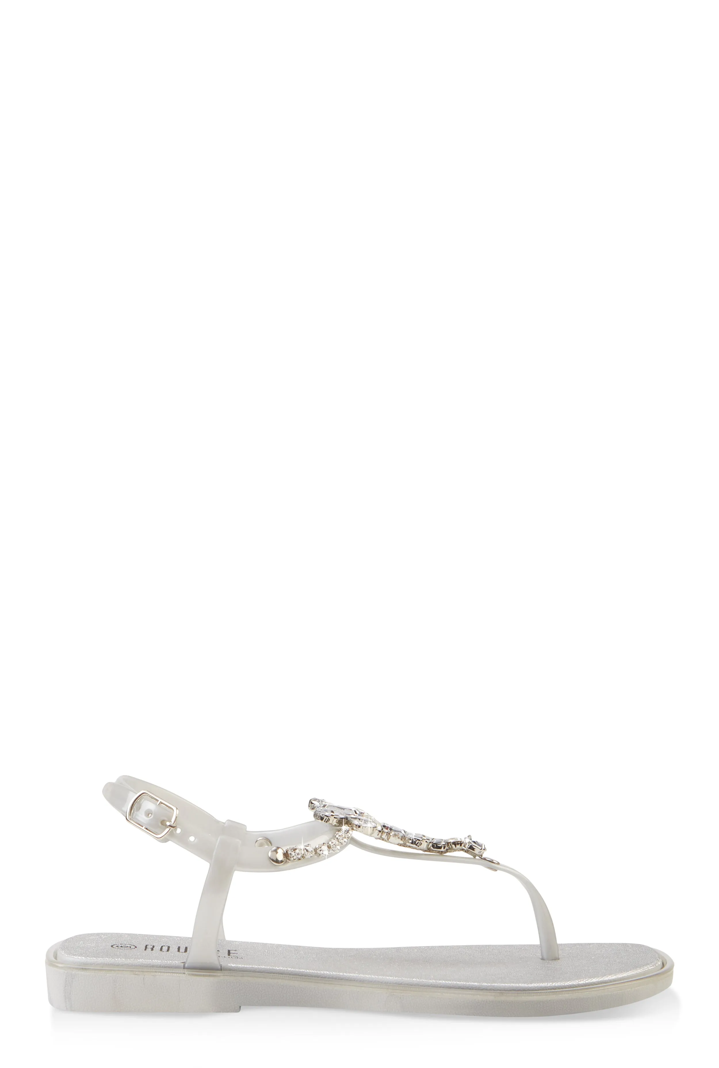 Ankle Strap Gemstone Thong Sandals sold by Rainbow product image thumbnail 2