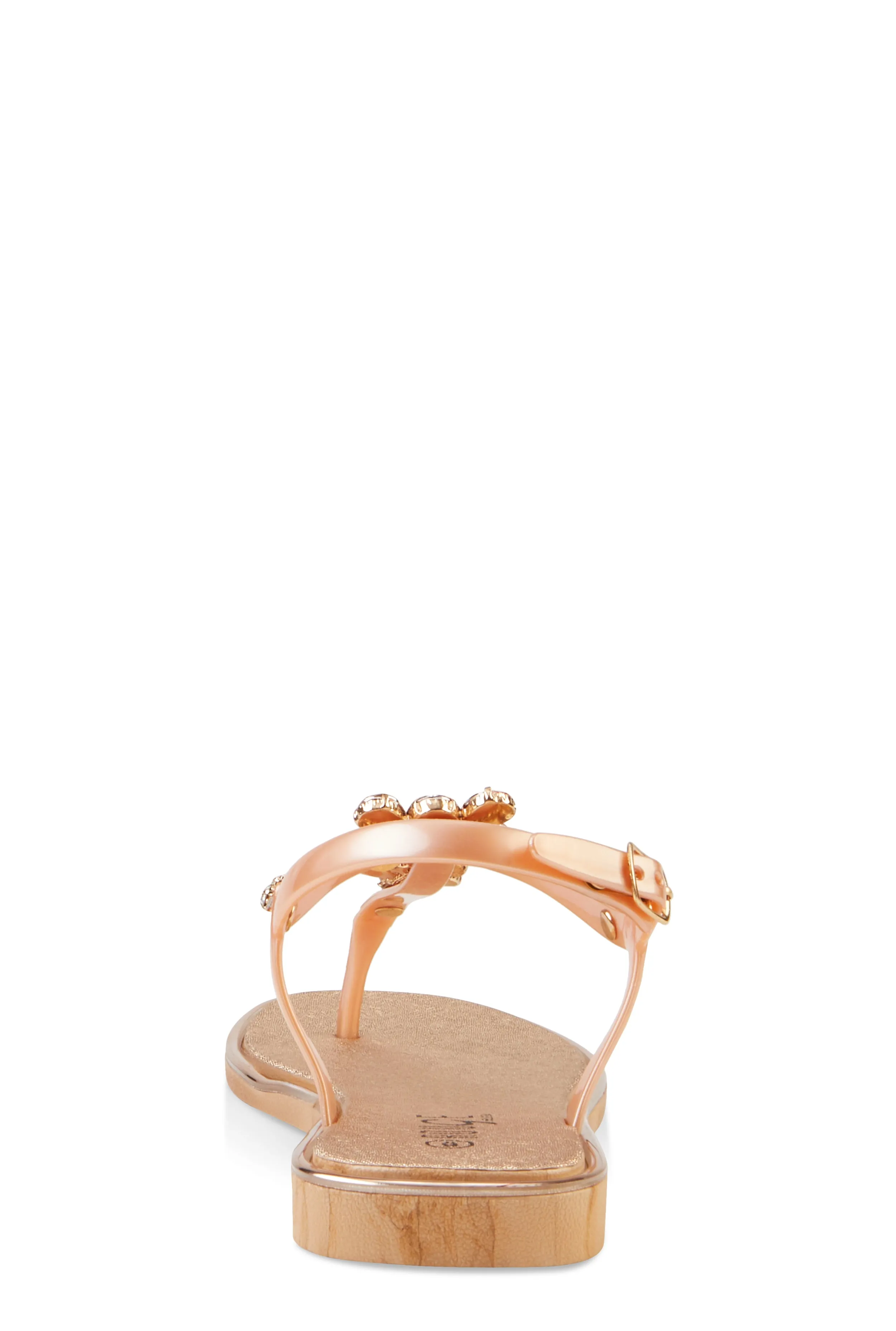 Ankle Strap Gemstone Thong Sandals sold by Rainbow product image thumbnail 3