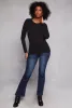 Long Sleeve Crew Neck Top sold by Rainbow