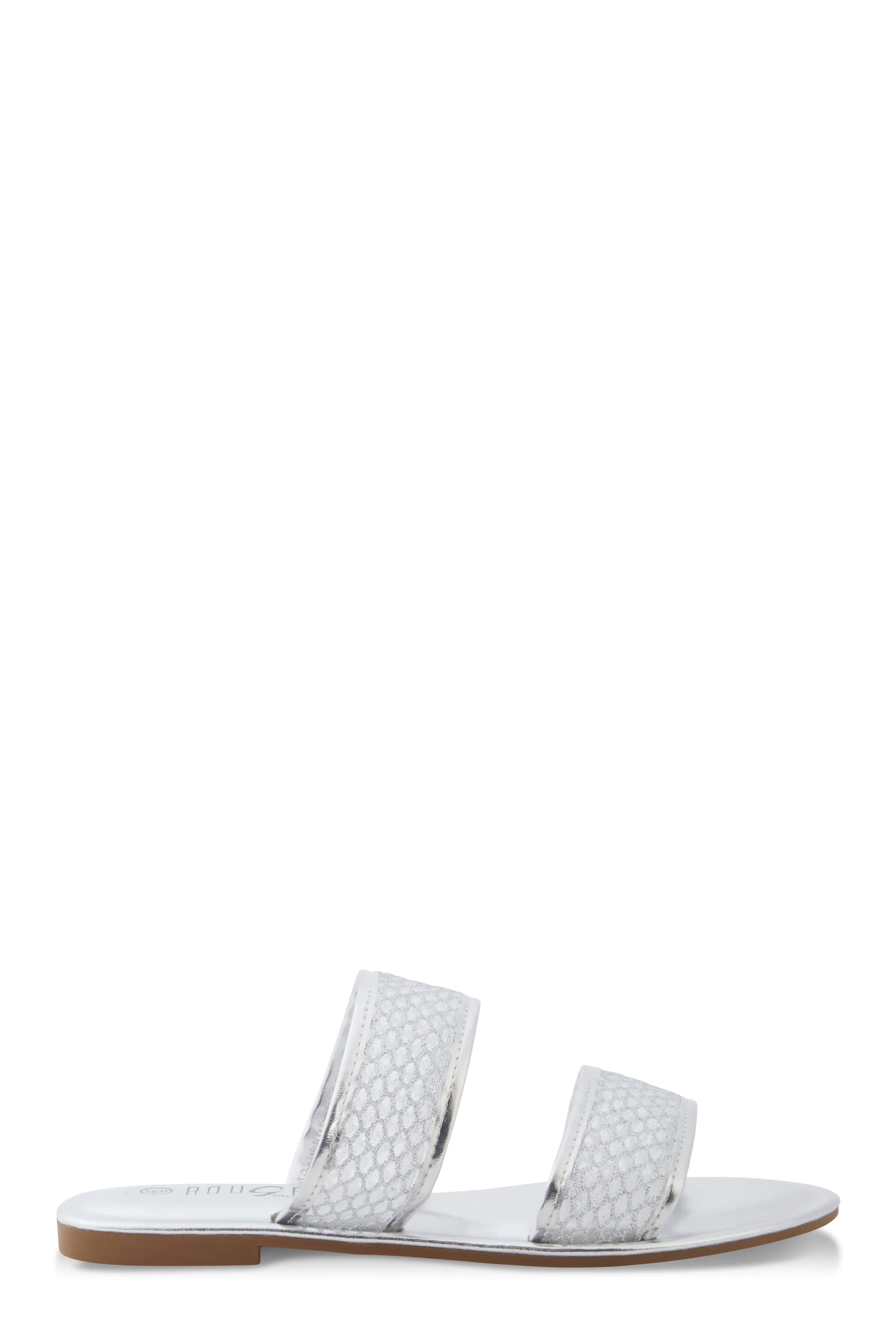 Double Band Open Toe Slide Sandals sold by Rainbow product image thumbnail 2