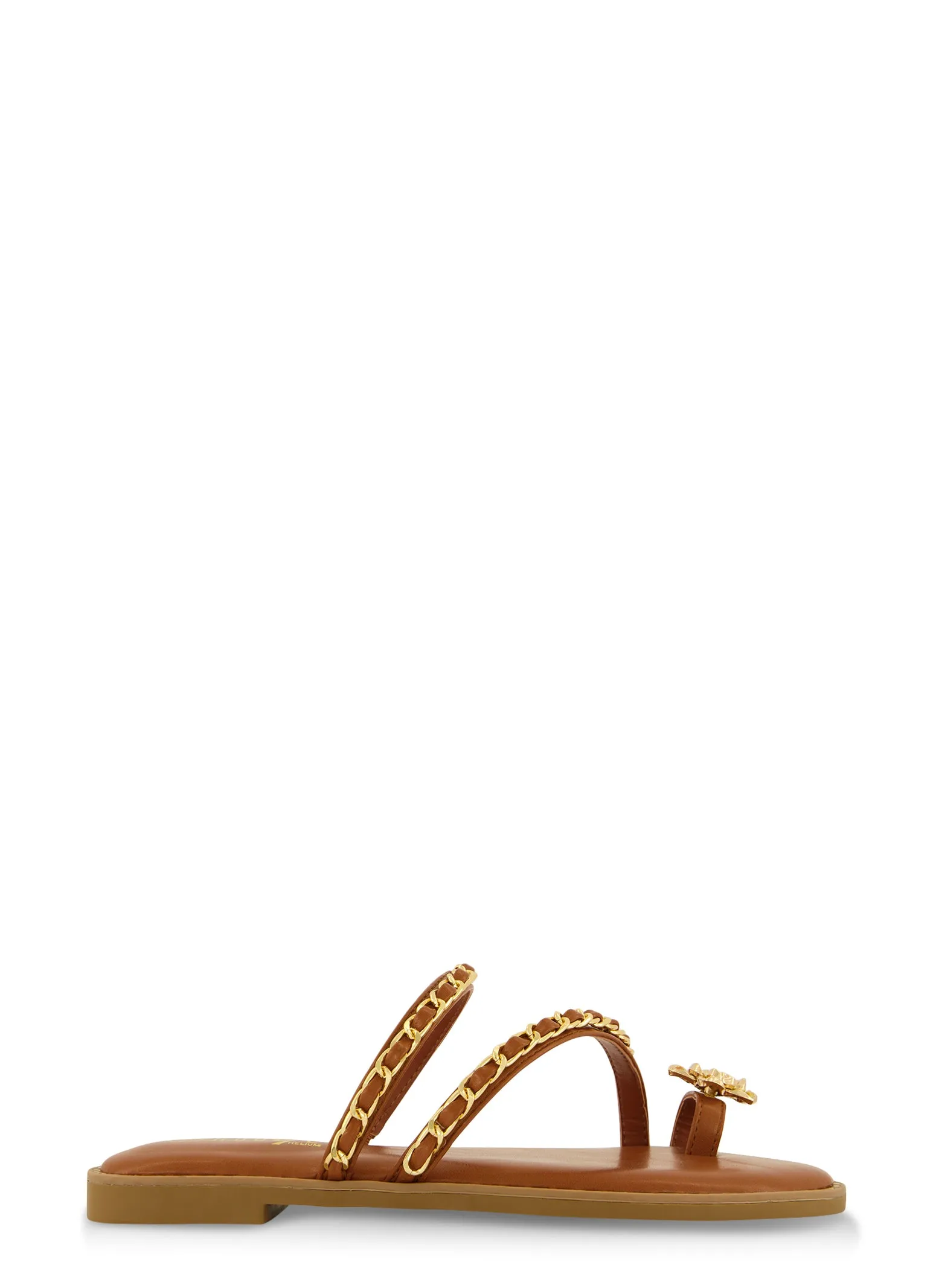 Threaded Chain Strap Toe Loop Sandals sold by Rainbow product image thumbnail 2