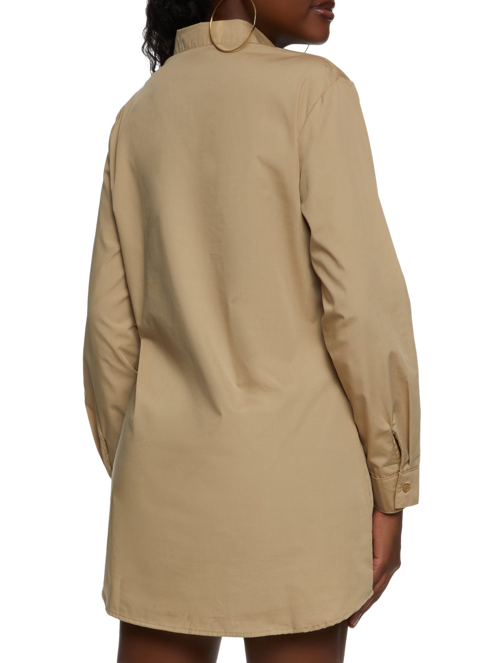 Solid Poplin Shirt Dress sold by Rainbow product image thumbnail 3