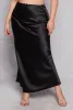 Plus Size Almost Famous Satin Slip Skirt sold by Rainbow
