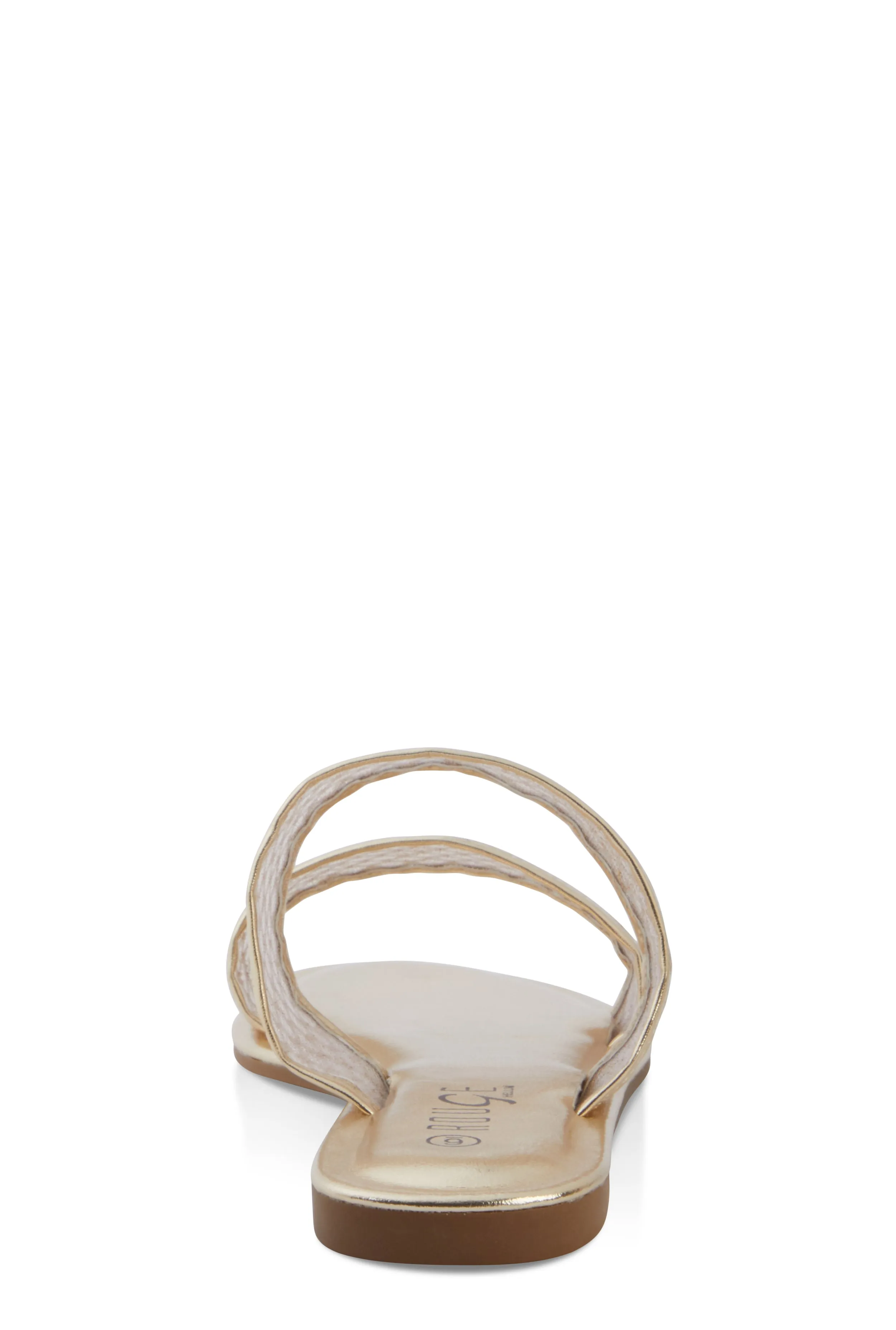 Double Band Open Toe Slide Sandals sold by Rainbow product image thumbnail 3