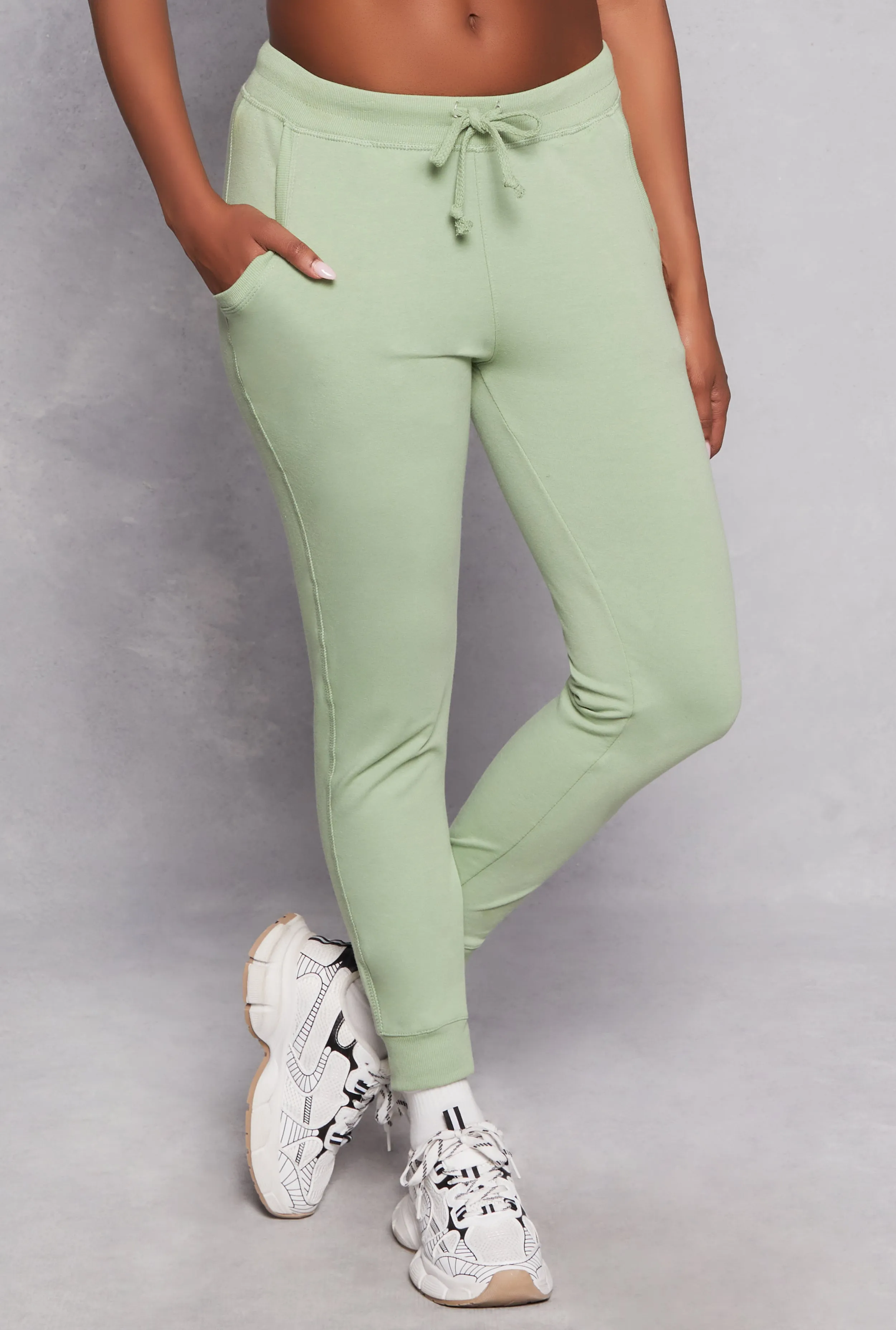 French Terry Drawstring Joggers sold by Rainbow product image thumbnail 2