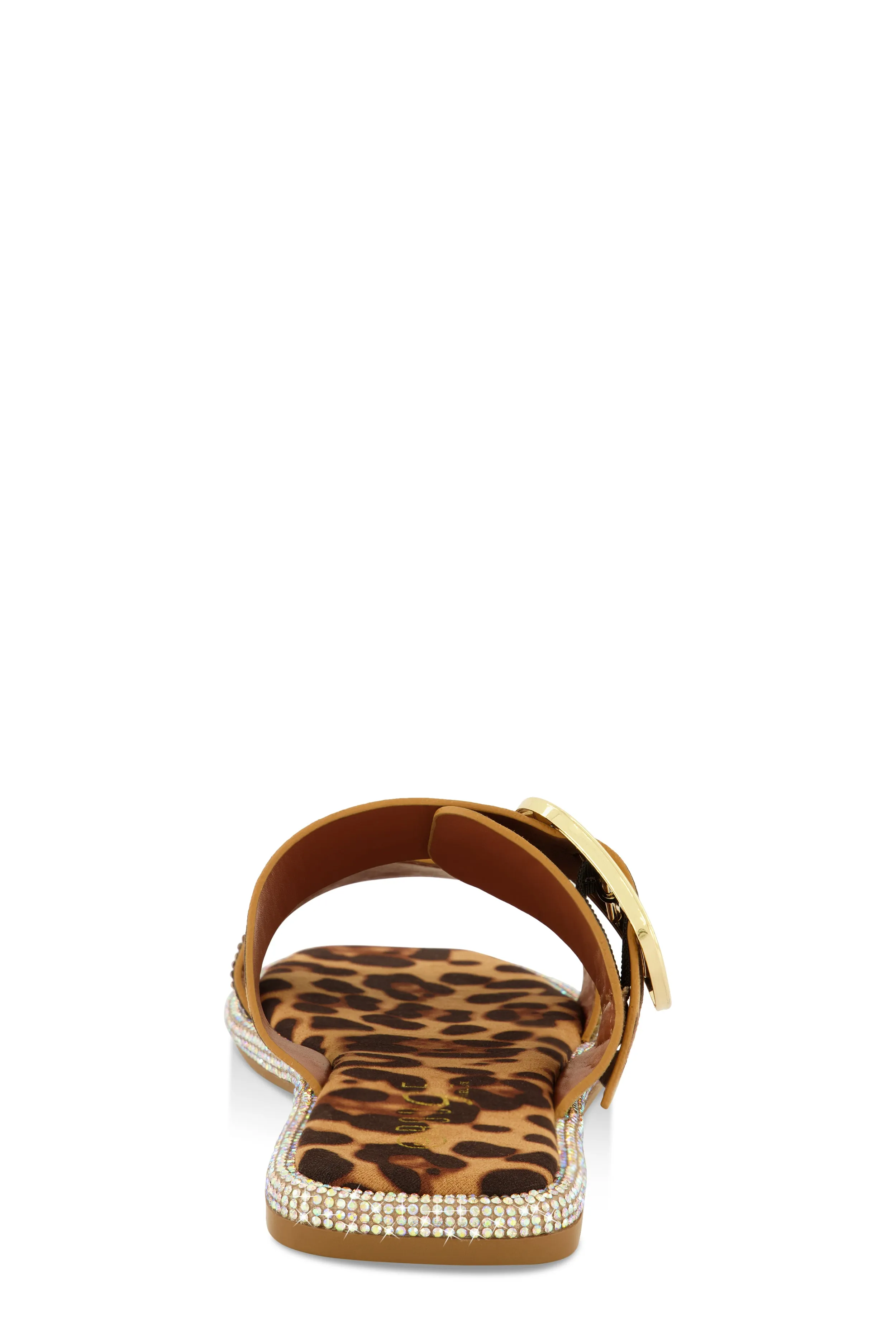 Rhinestone Buckle Band Slide Sandals sold by Rainbow product image thumbnail 3