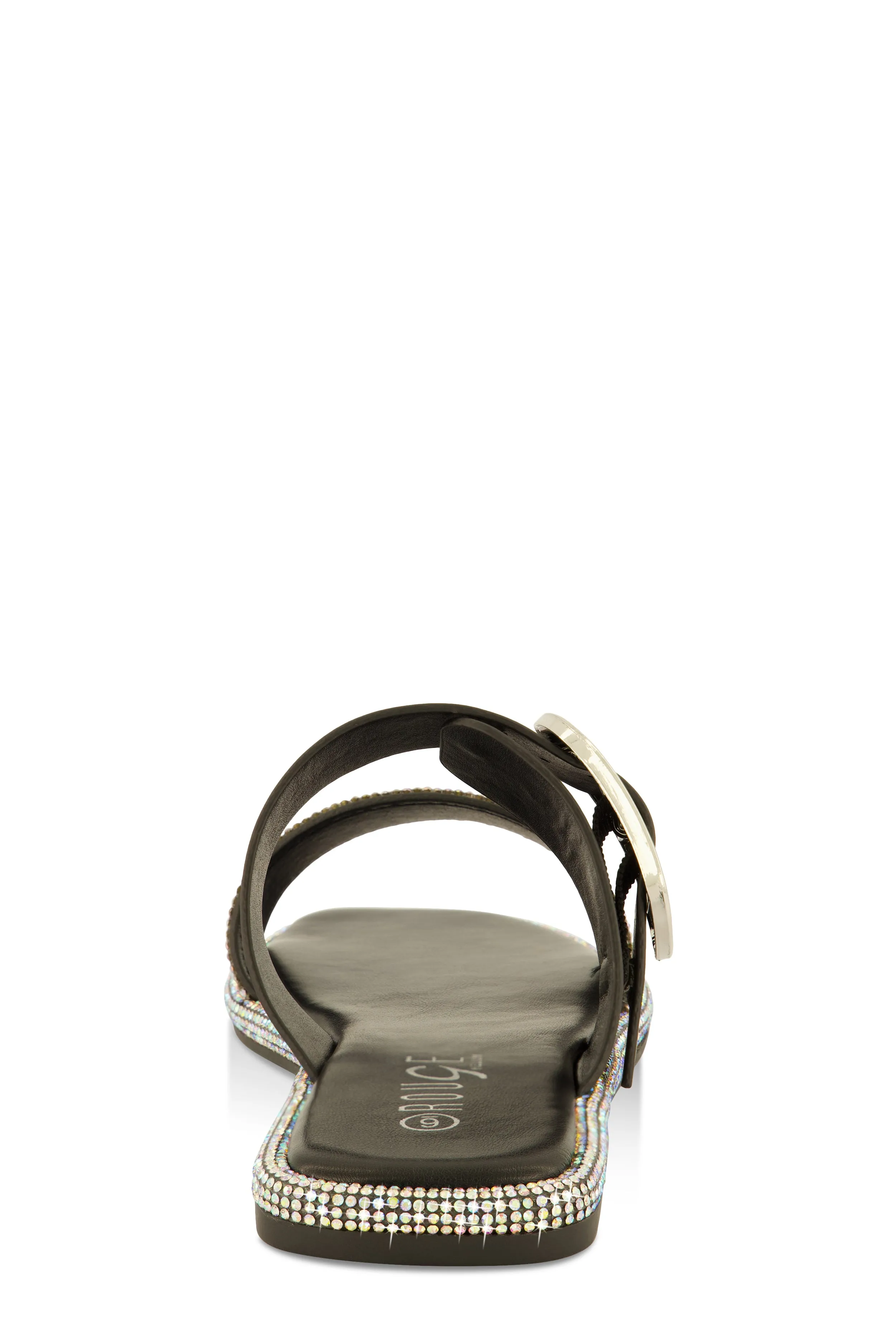Rhinestone Buckle Band Slide Sandals sold by Rainbow product image thumbnail 3