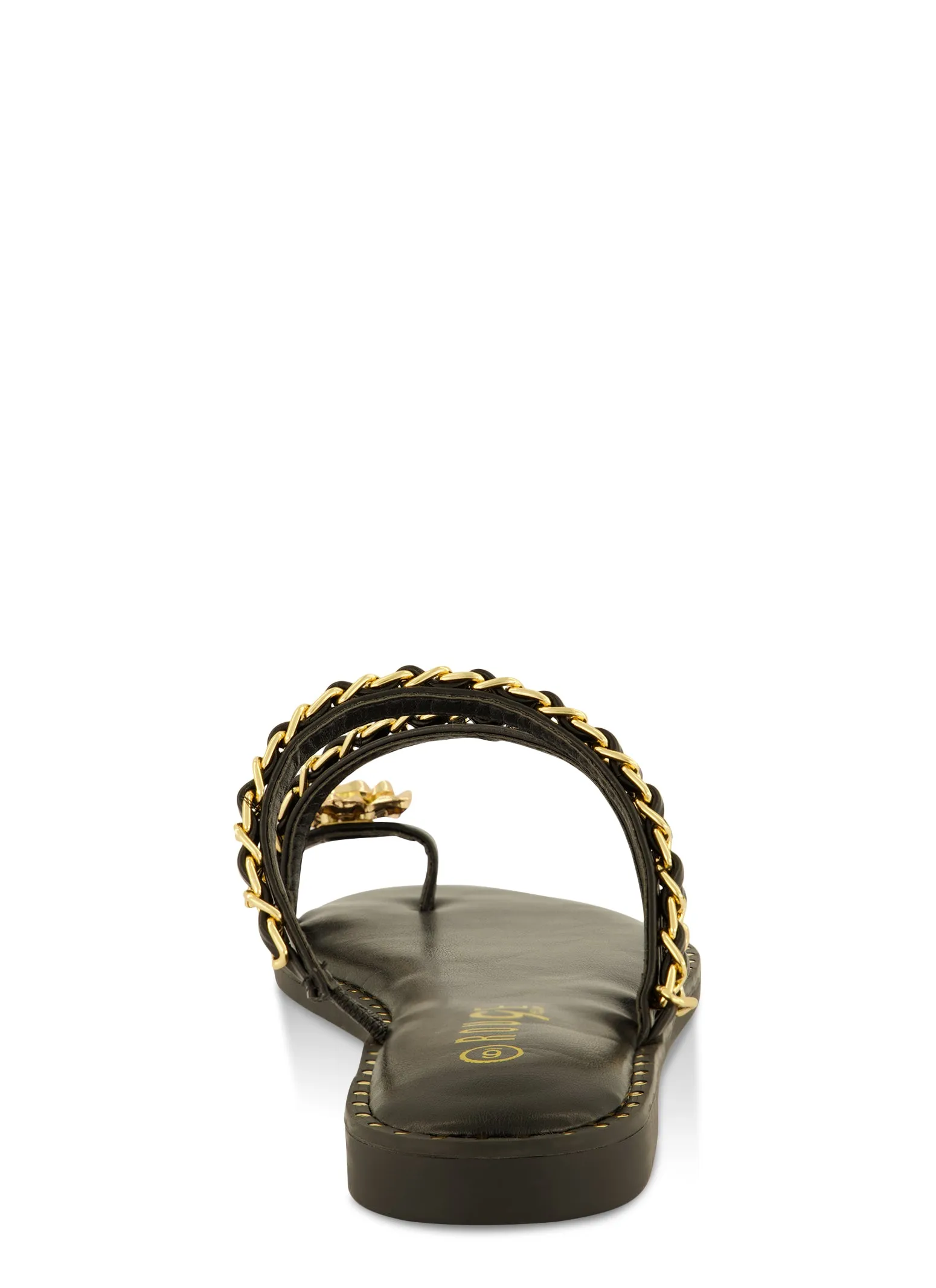Threaded Chain Strap Toe Loop Sandals sold by Rainbow product image thumbnail 3