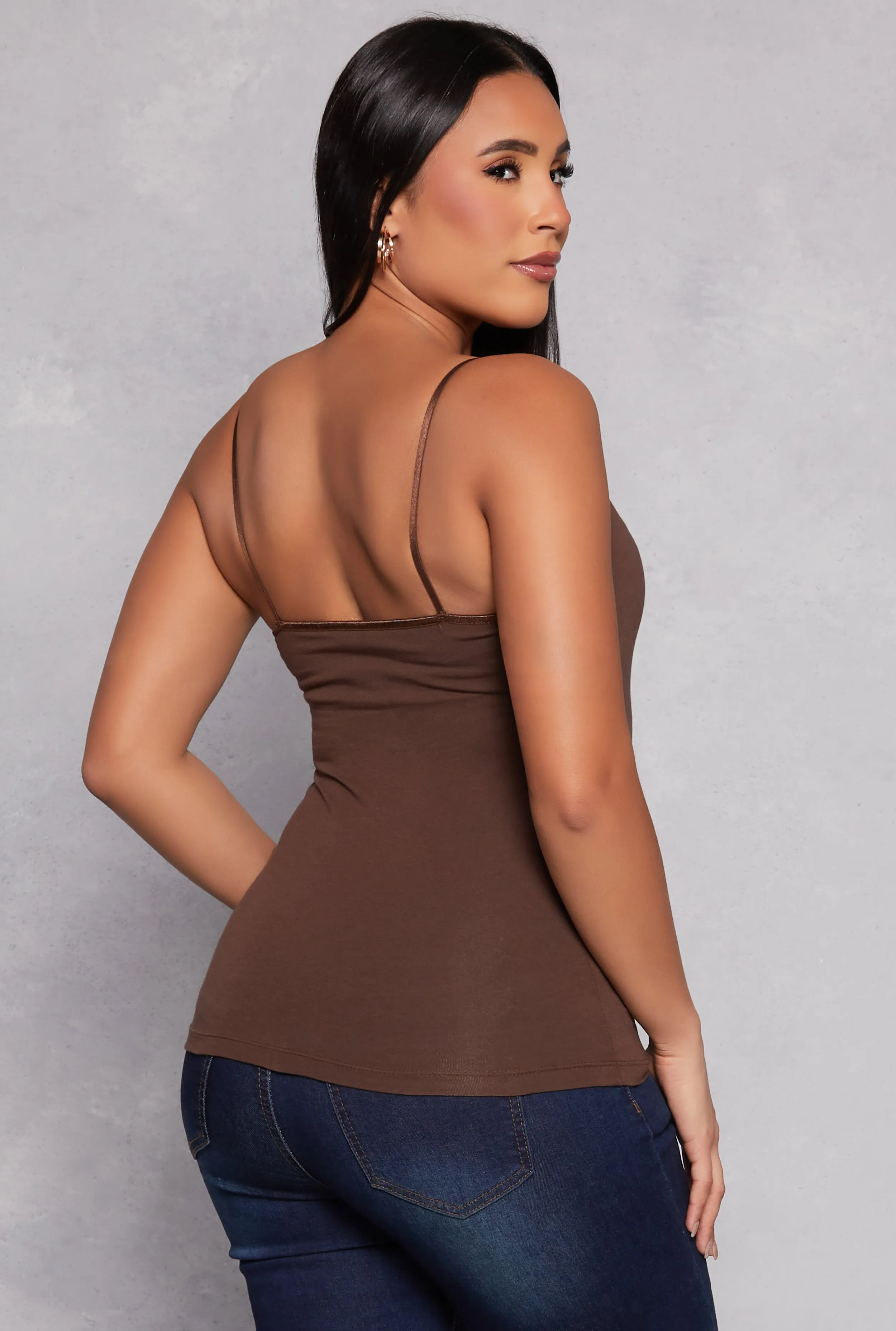 Scoop Neck Shelf Bra Cami sold by Rainbow product image thumbnail 3