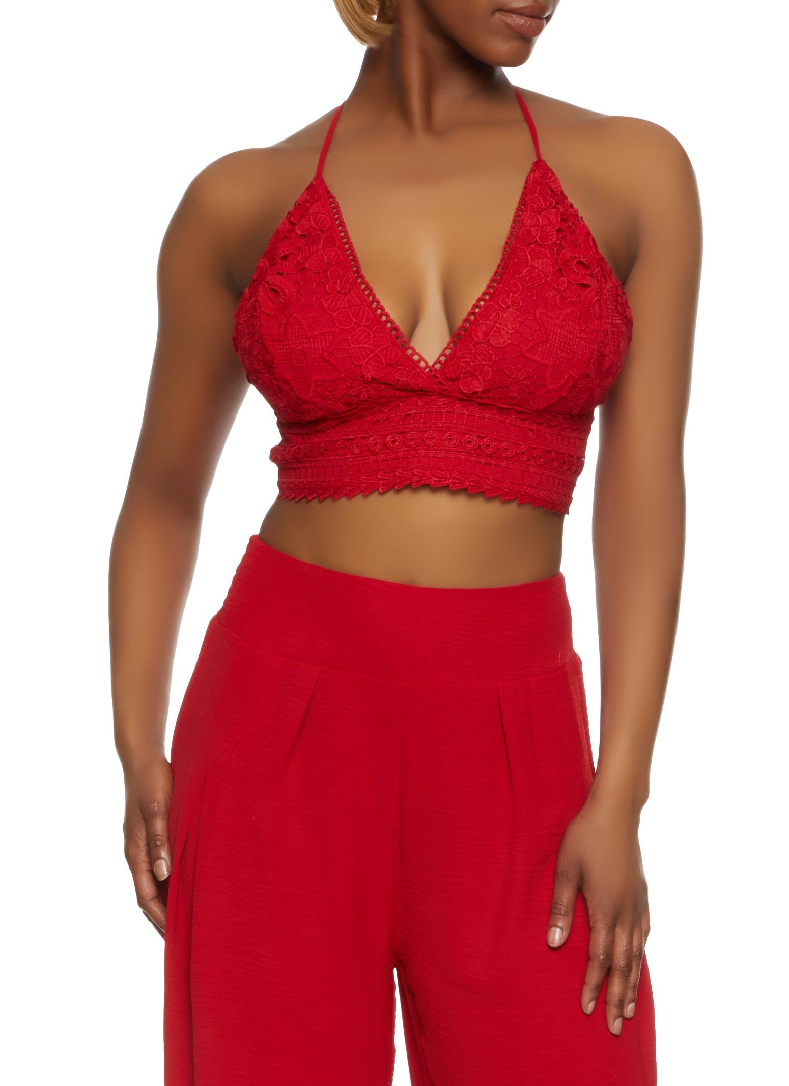 Crochet Smocked Back Bustier sold by Rainbow product image thumbnail 2