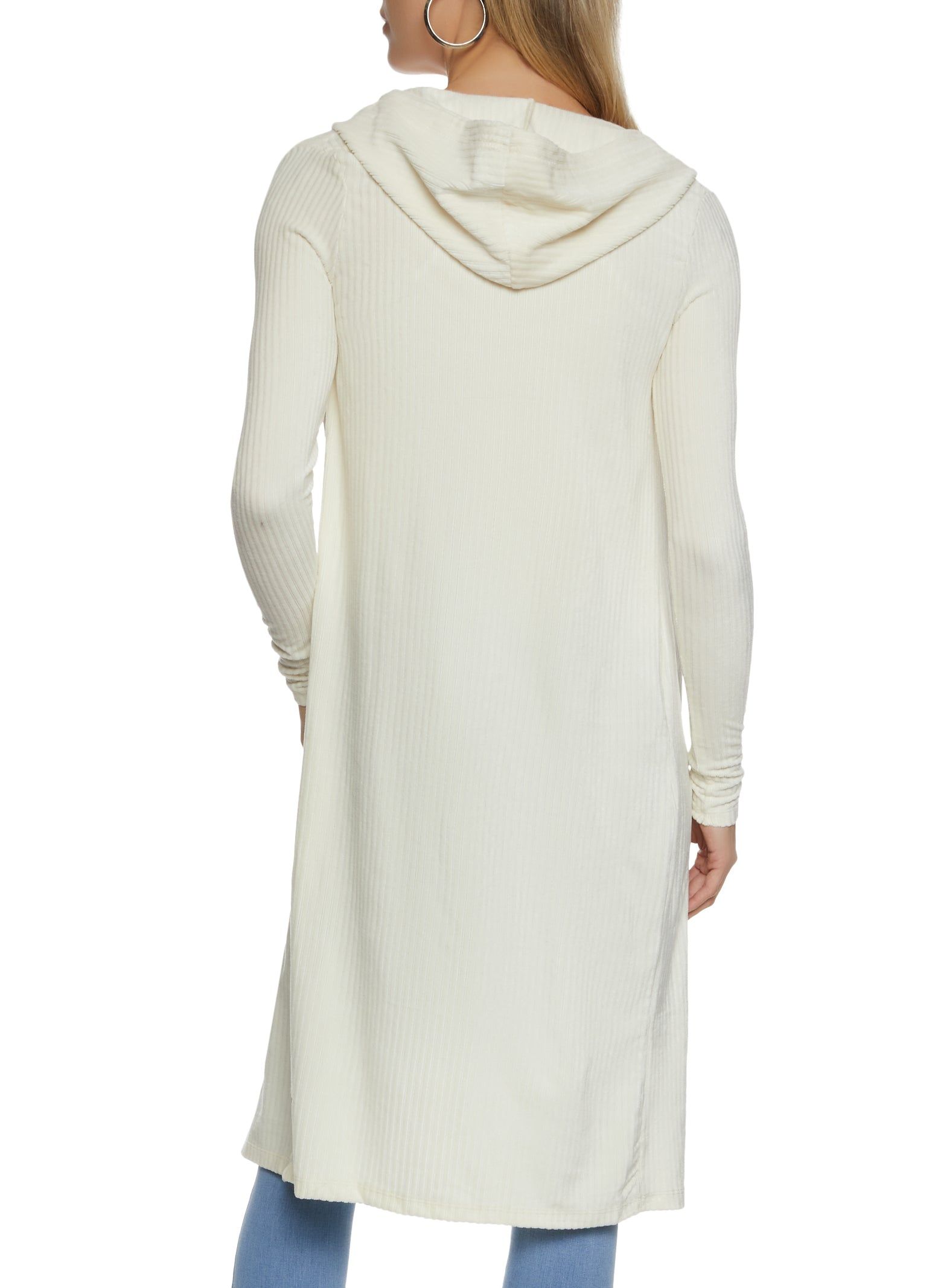 Ribbed Velour Long Sleeve Duster sold by Rainbow product image thumbnail 2