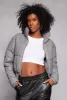 Daisy Faux Leather Puffer Jacket sold by Rainbow