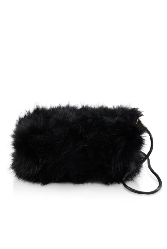 Faux Fur Hand Muff Crossbody Bag sold by Rainbow