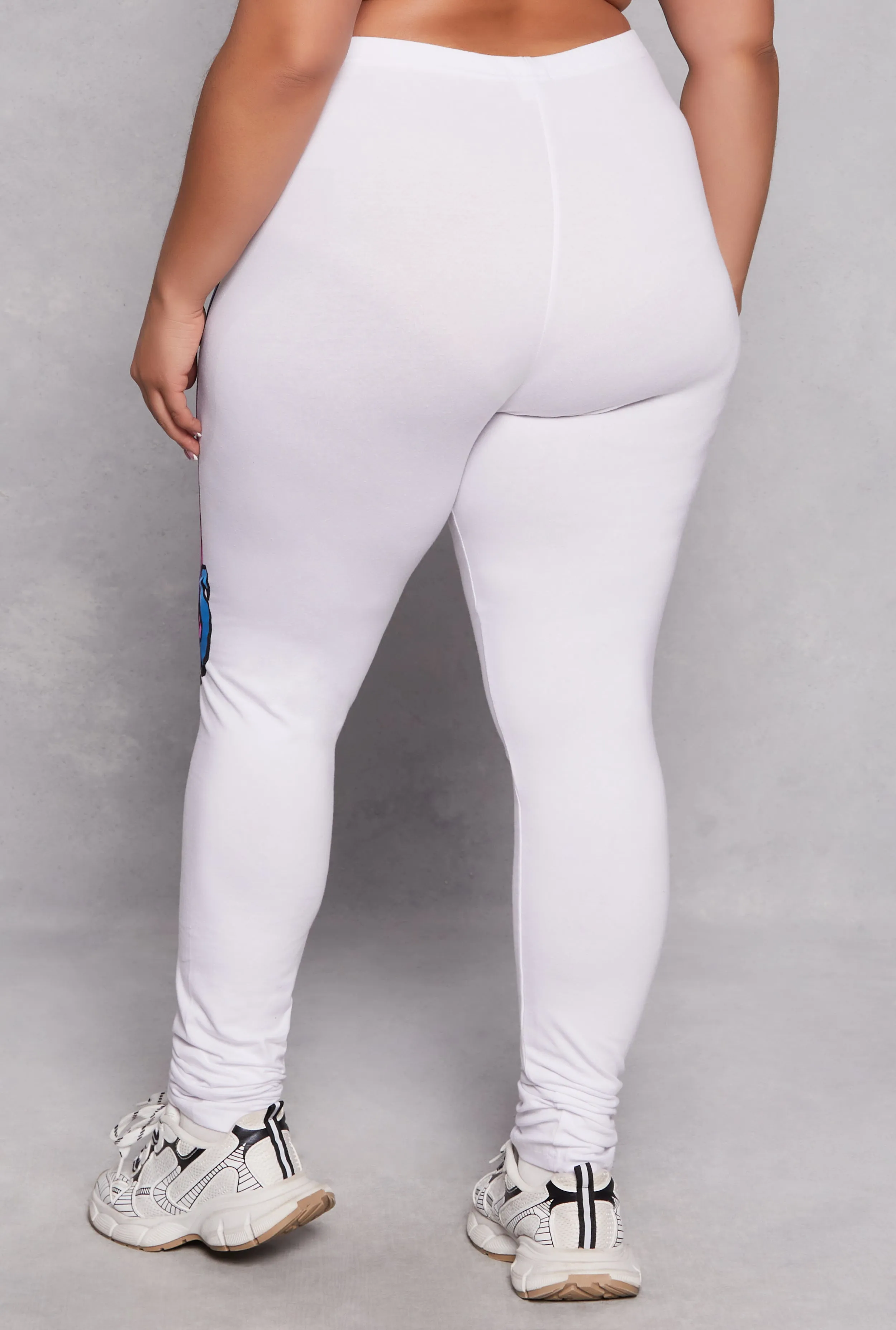 Plus Size Good Vibes Bear Graphic Leggings sold by Rainbow product image thumbnail 3