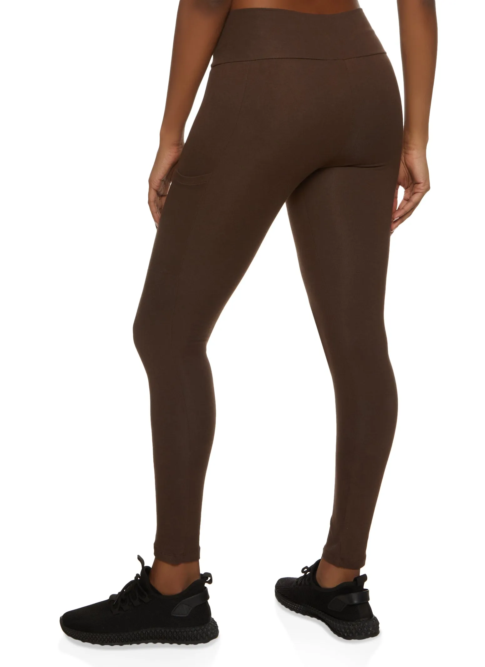 High Waist Cropped Pocket Leggings sold by Rainbow product image thumbnail 2