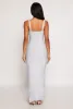 Haute Monde Side Slit Bustier Maxi Dress sold by Rainbow