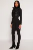 Faux Leather Zip Front Cropped Vest sold by Rainbow