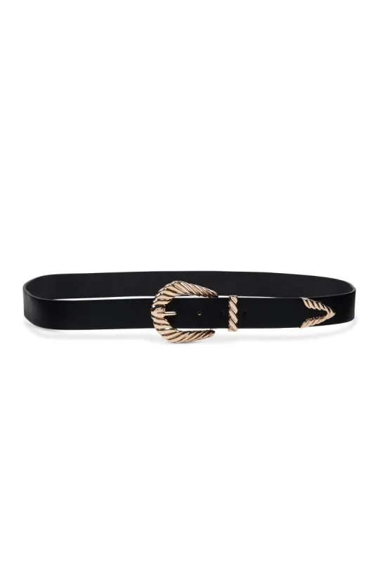 Plus Size Twisted Buckle Belt sold by Rainbow