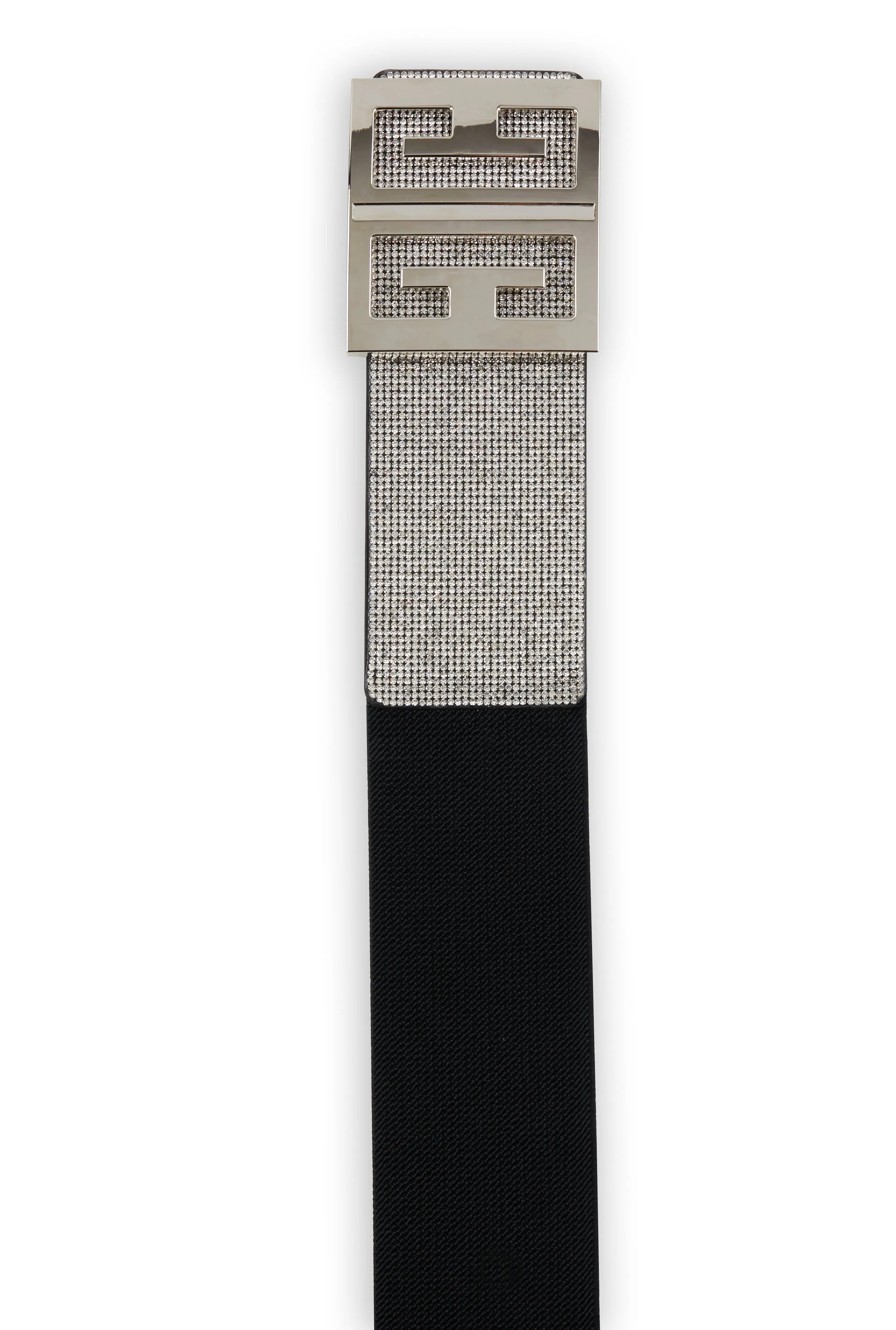 Plus Size Rhinestone Detail Geo Buckle Stretch Belt sold by Rainbow product image thumbnail 3