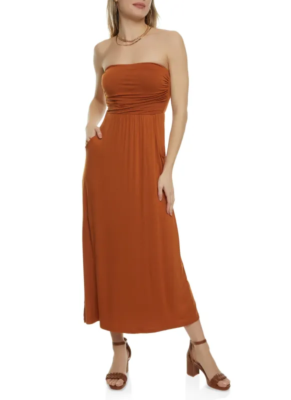 Bandeau Maxi Dress sold by Rainbow