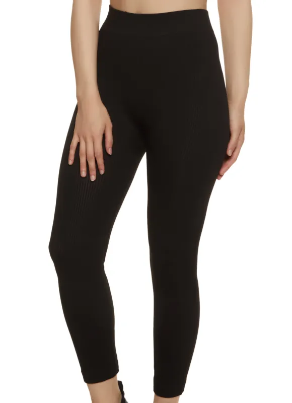 Seamless Ribbed Leggings sold by Rainbow
