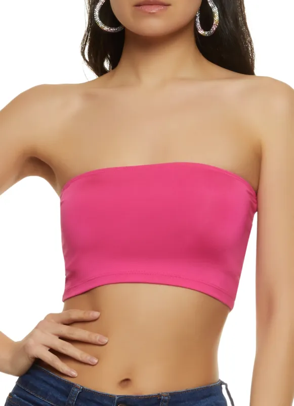 Solid Spandex Tube Top sold by Rainbow