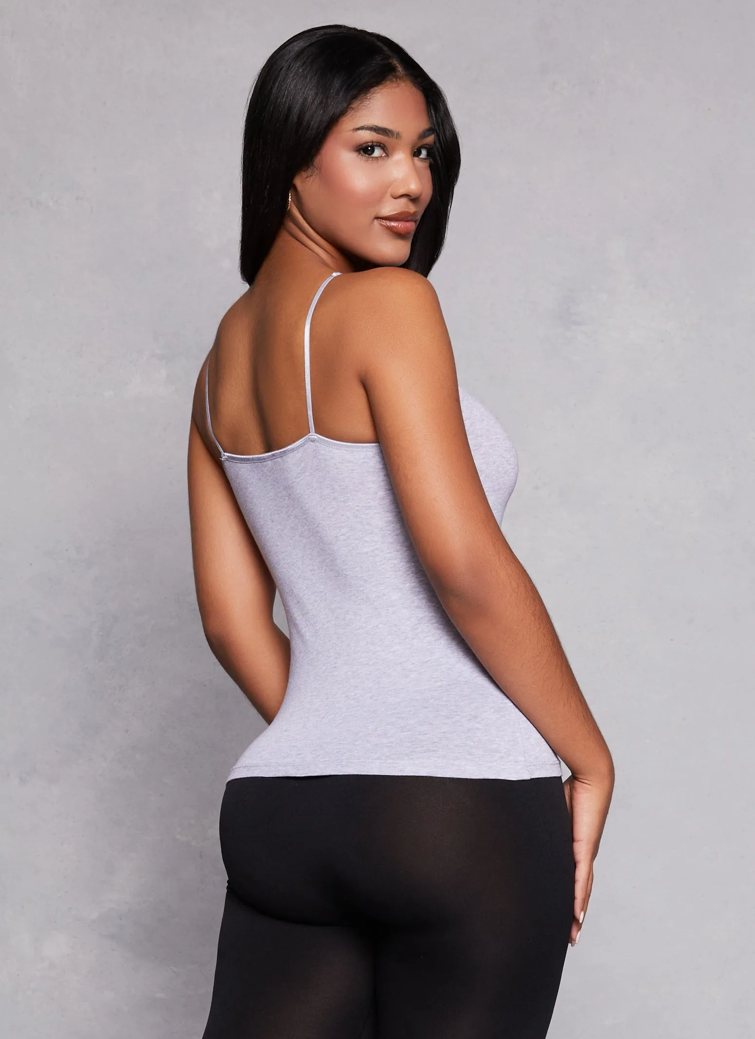 Solid Scoop Neck Cami sold by Rainbow product image thumbnail 3