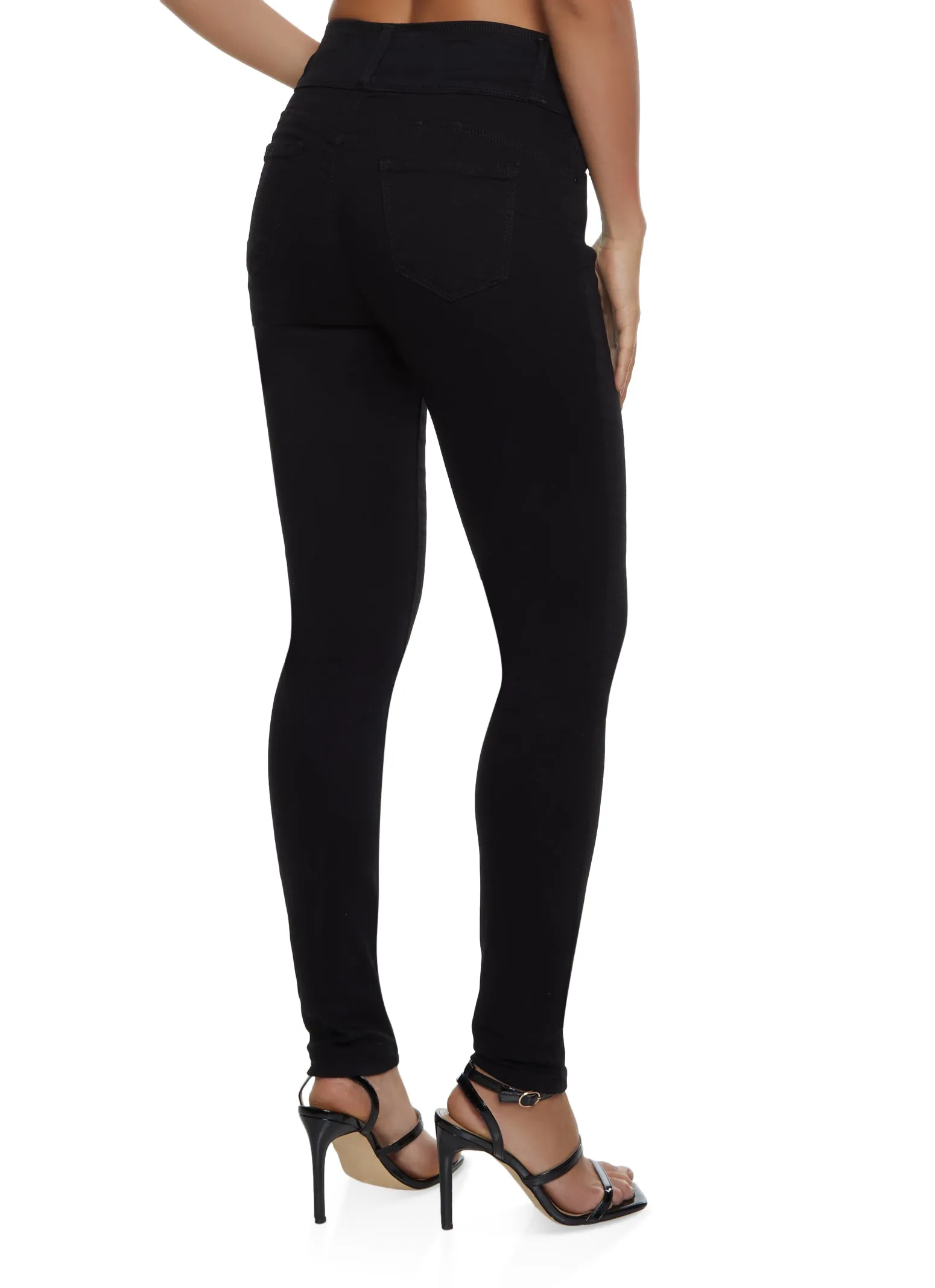 WAX 3 Button Skinny Jeans sold by Rainbow product image thumbnail 2