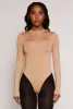 Daisy Mock Neck Long Sleeve Bodysuit sold by Rainbow